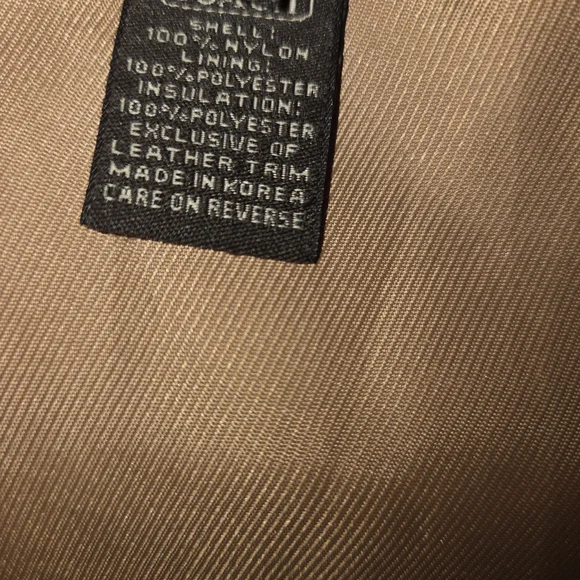 Coach Quilted Monogram "C" Jacket Sz Small - Picture 7 of 8